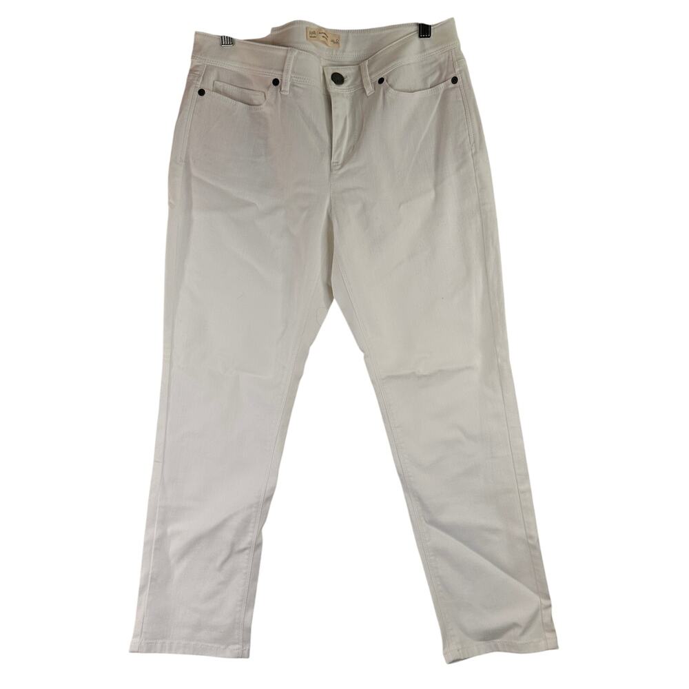 J. Jill White Authentic Fit Slim Ankle Jeans New with tags Size 6 Petite